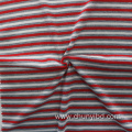 Customized Color Soft And Stretchy Stripe Pattern Yarn Dyed 2x2 Rib Fabrics For Sweater dress/Garment